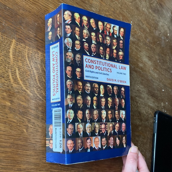 Constitutional law and politics volume 2 ninth edition by David O’Brien - Picture 11 of 11